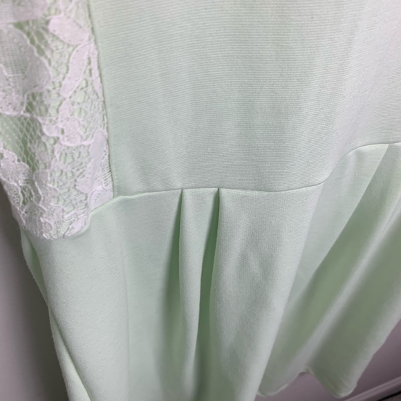 Altar’d State Fitted Lace Inset Pleated Dress - Picture 8 of 9